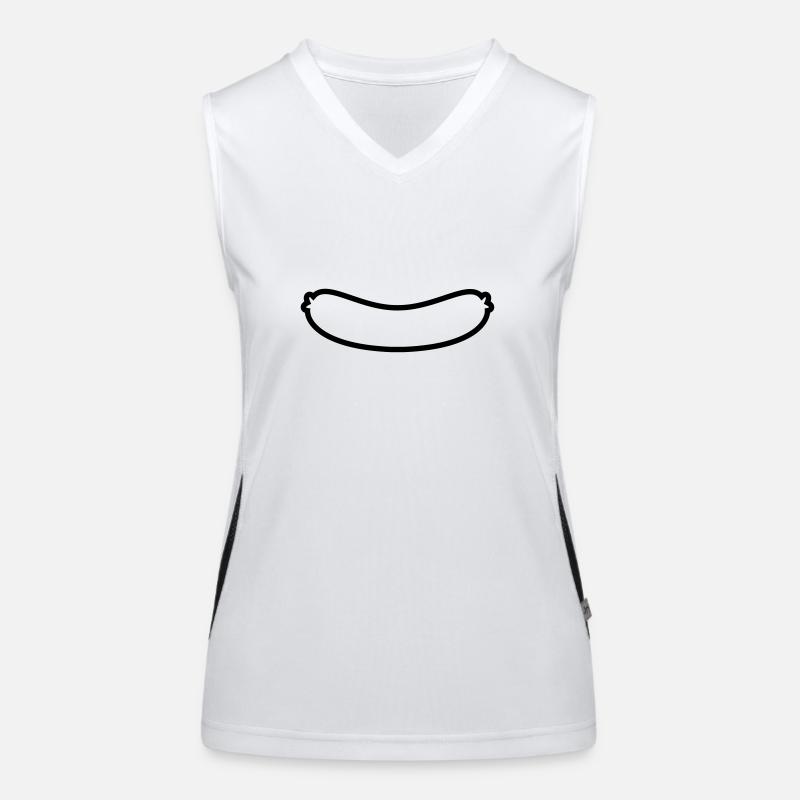 Plan de la saucisse Débardeur respirant contrasté Femme