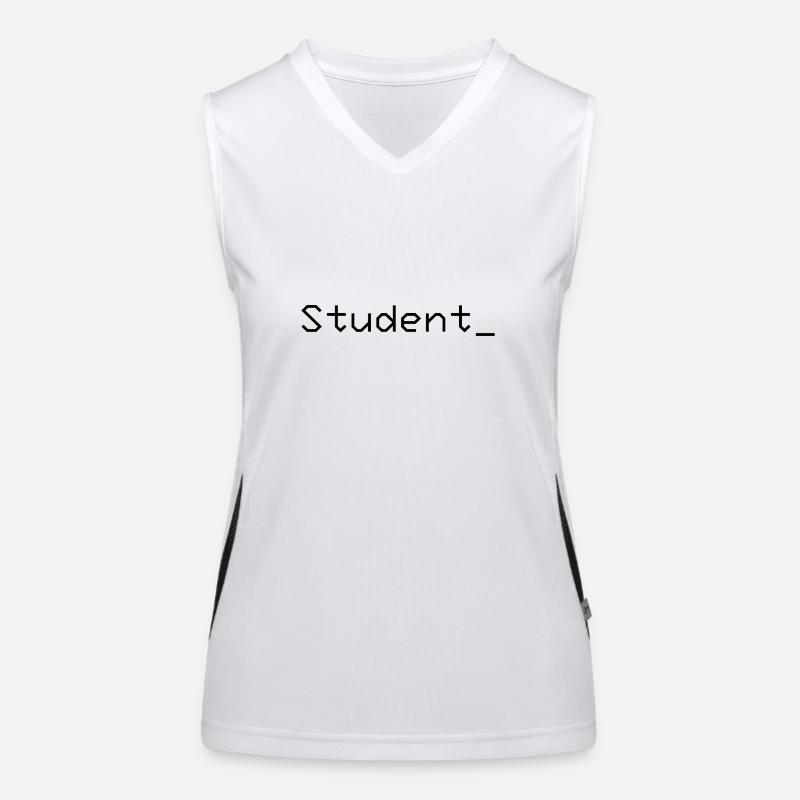 Student_ Logo Black Women's Functional Contrast Tank Top