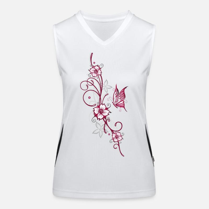 Cherry Blossoms Sakura Spring Cherry Blossoms Women's Functional Contrast Tank Top