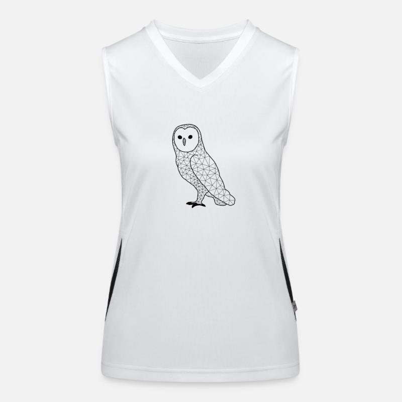 Owll GeomeTRIX Funktionelles Kontrast-Tank Top für Frauen