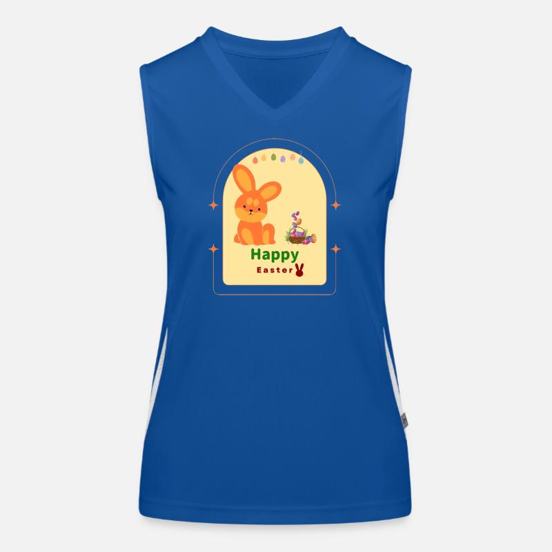 Happy Easter Easter for Easter as a gift, sweet Women's Functional Contrast Tank Top