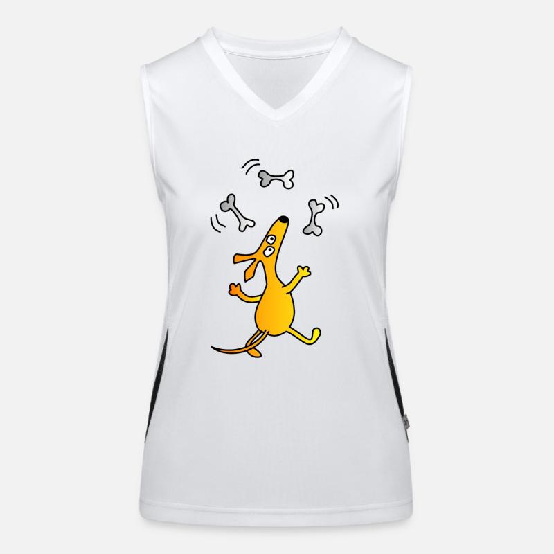 Jongleur Funktionelles Kontrast-Tank Top für Frauen