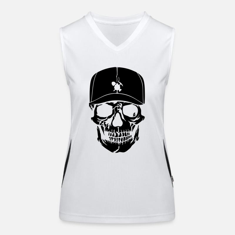 Skull Women's Functional Contrast Tank Top