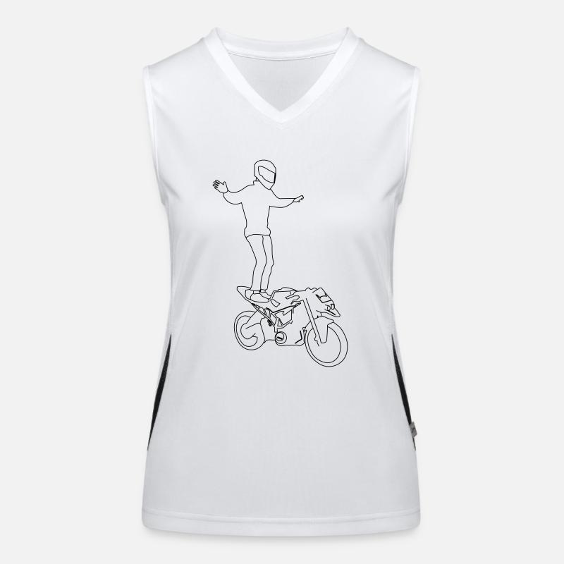 Motor Life Women's Functional Contrast Tank Top
