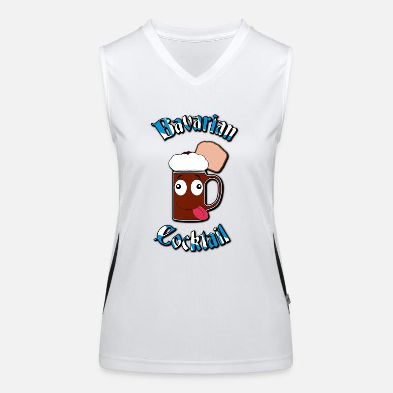 Bavarian Cocktail / Goaßmaß V2 Funktionelles Kontrast-Tank Top für Frauen