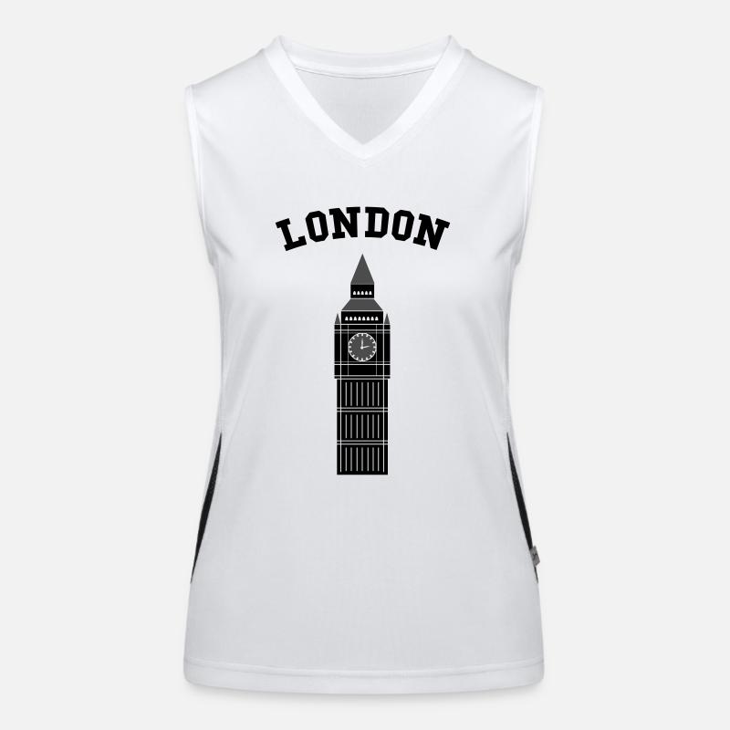 Londres Big Ben Débardeur respirant contrasté Femme