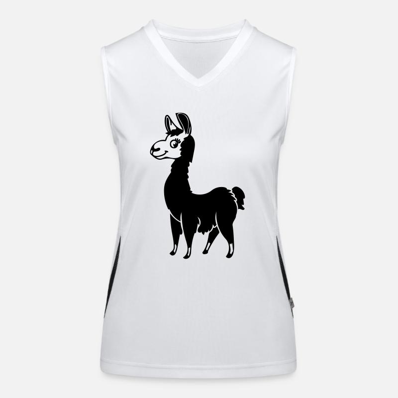 Alpaka Funktionelles Kontrast-Tank Top für Frauen