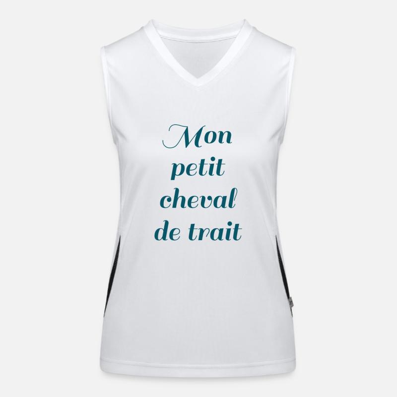 Mon cheval de trait Débardeur respirant contrasté Femme