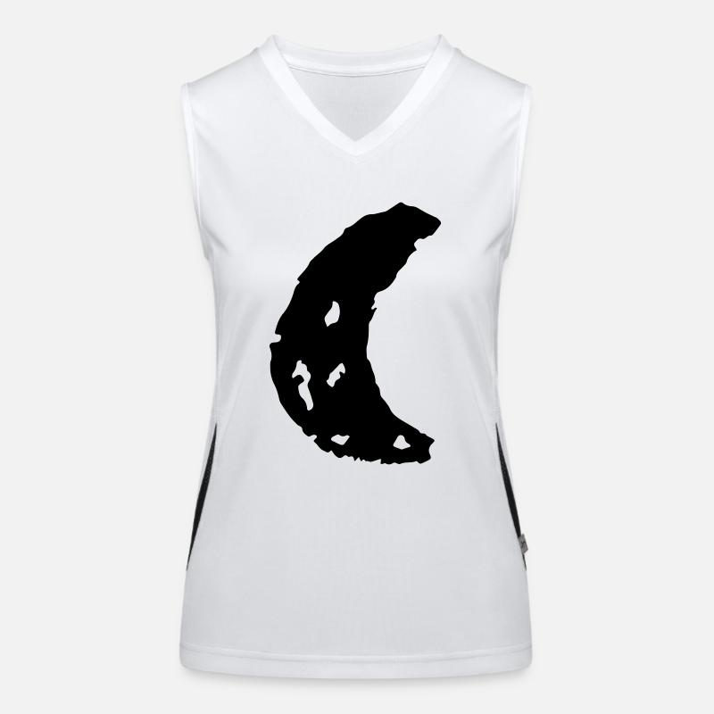 mond Funktionelles Kontrast-Tank Top für Frauen