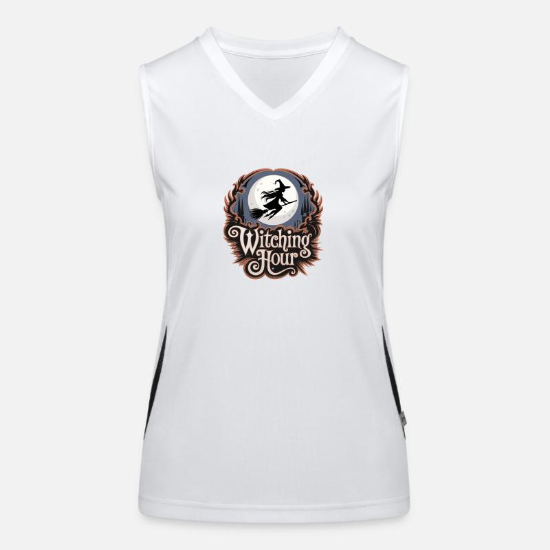 Witch at Full Moon – Witching Hour Women's Functional Contrast Tank Top