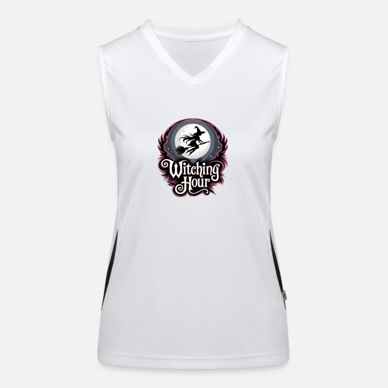Witch at Full Moon – Witching Hour Women's Functional Contrast Tank Top