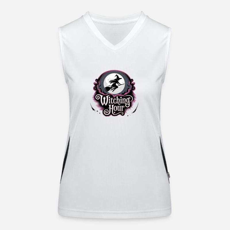 Witch at Full Moon – Witching Hour Women's Functional Contrast Tank Top
