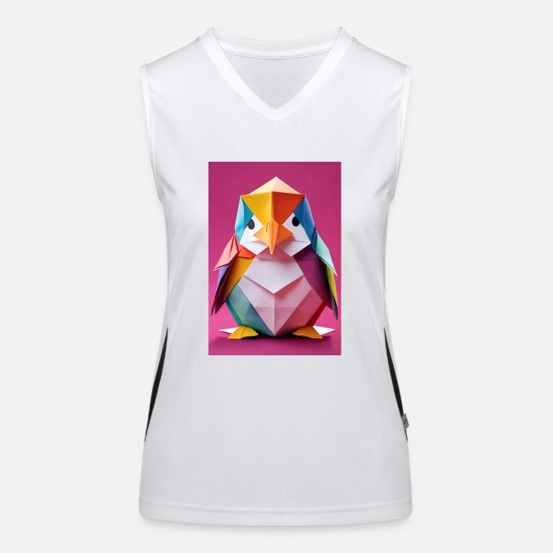 Baby Penguin Women's Functional Contrast Tank Top