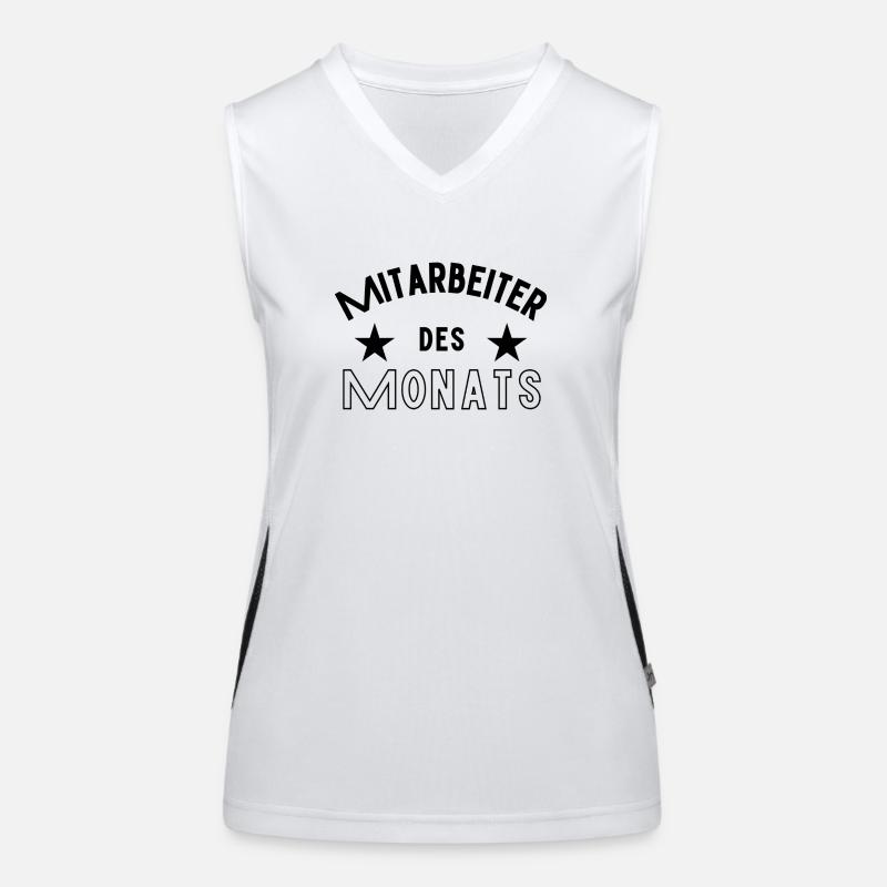 Mitarbeiter des Monats Funktionelles Kontrast-Tank Top für Frauen