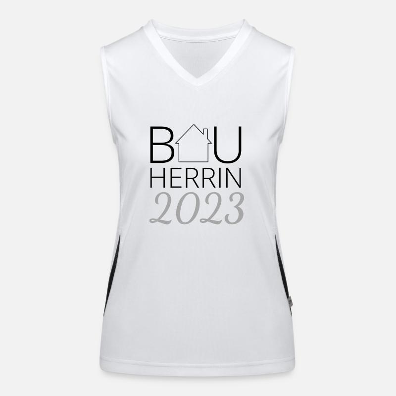 Bauherrin 2023 Funktionelles Kontrast-Tank Top für Frauen