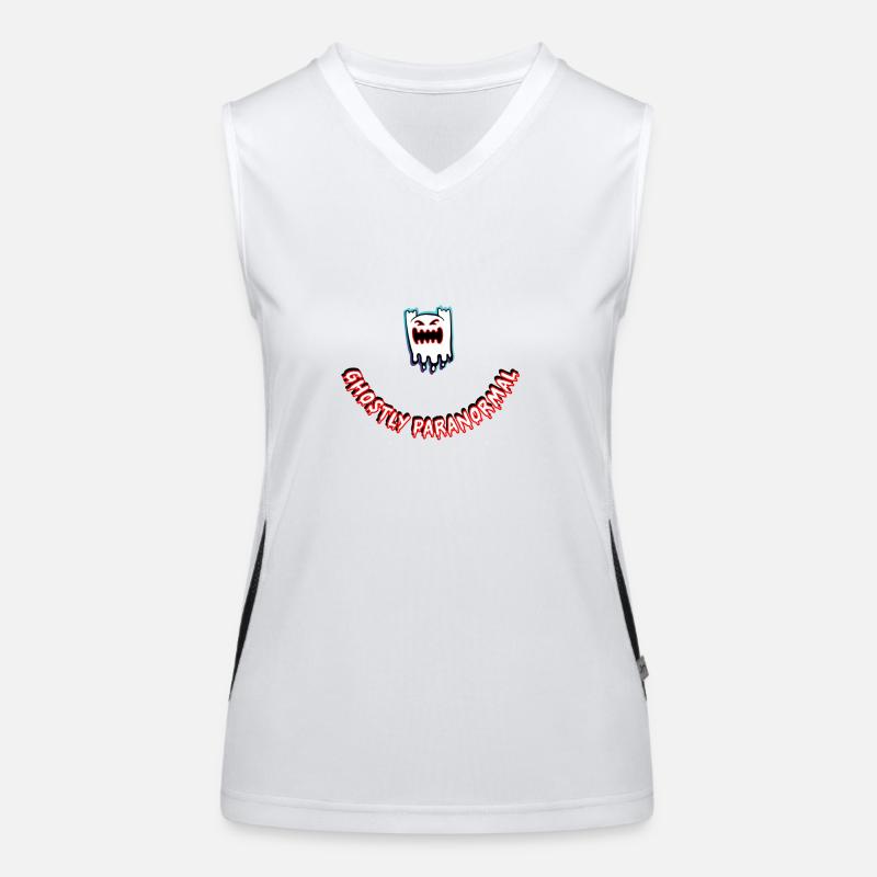 Ghostly Paranormal Women's Functional Contrast Tank Top