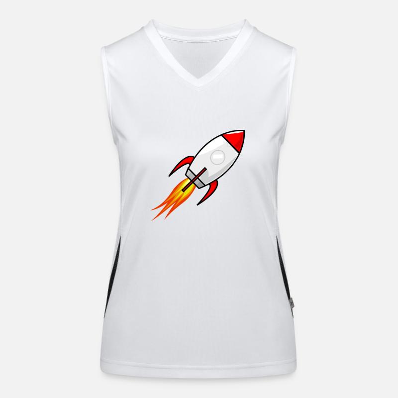 Rocket Funktionelles Kontrast-Tank Top für Frauen