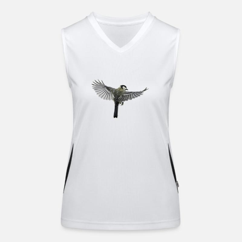 Vogel Funktionelles Kontrast-Tank Top für Frauen