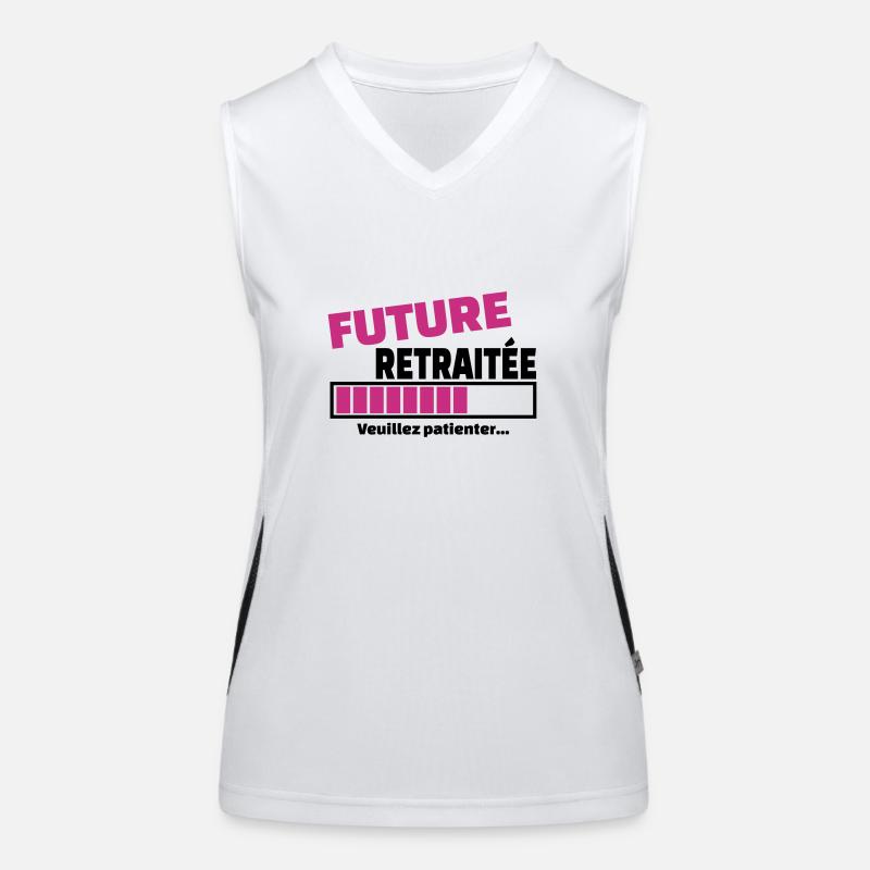 future retraitée Débardeur respirant contrasté Femme