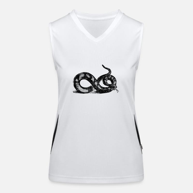 serpent Débardeur respirant contrasté Femme