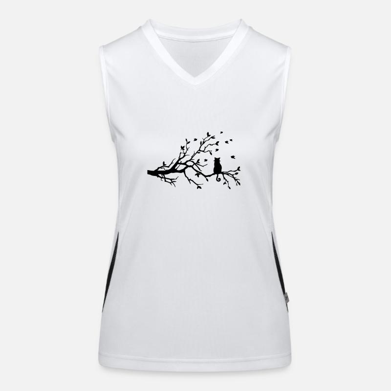 chat Débardeur respirant contrasté Femme