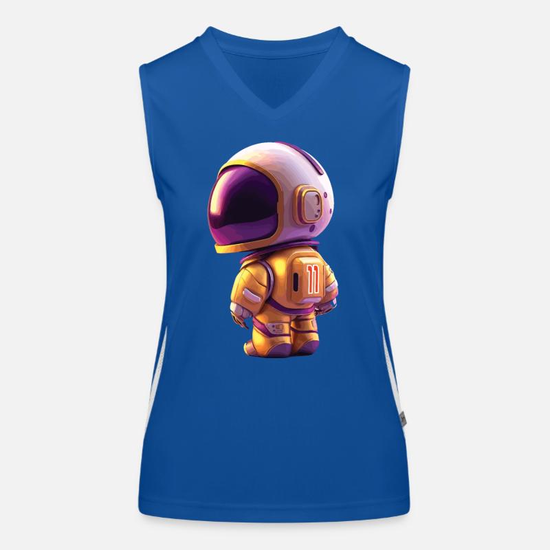 Space Kid Young Astronaut Geburtstag elf Funktionelles Kontrast-Tank Top für Frauen