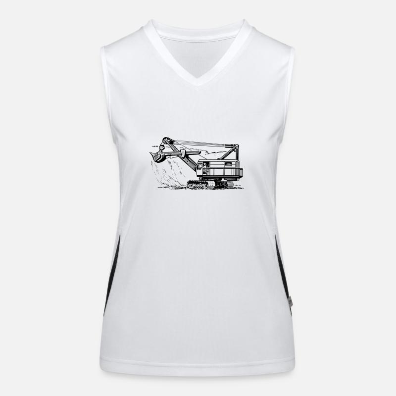 excavator Women's Functional Contrast Tank Top