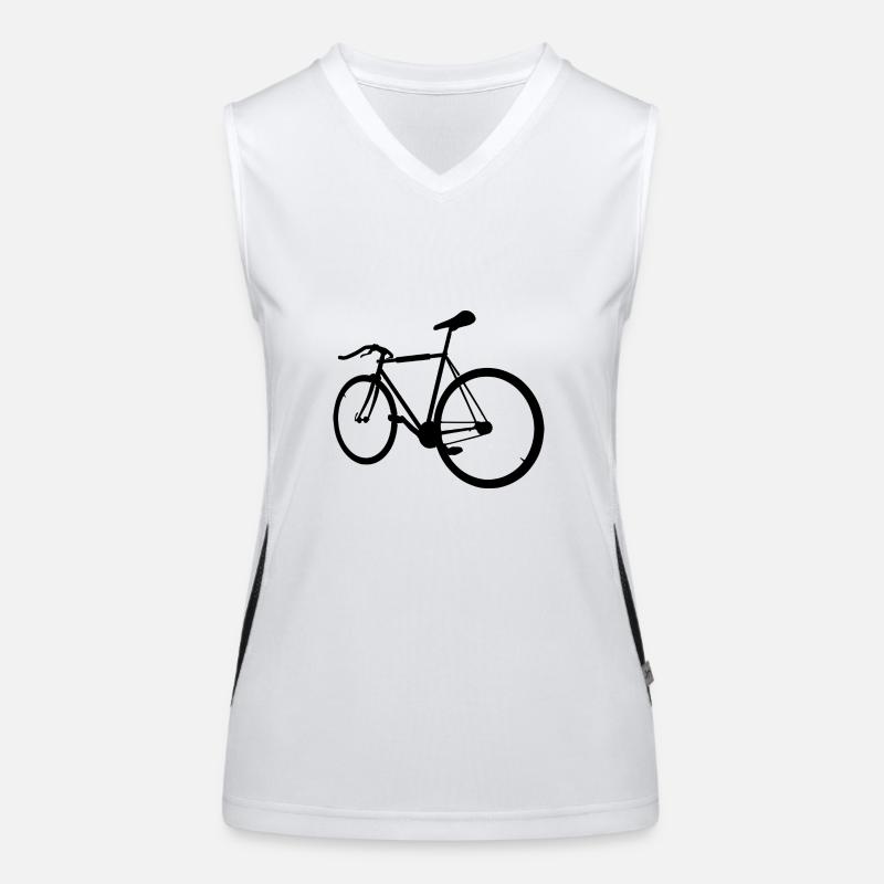 vélo fixie Débardeur respirant contrasté Femme