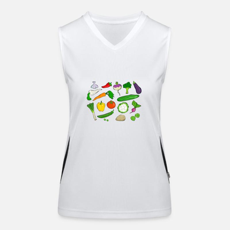 légume Débardeur respirant contrasté Femme
