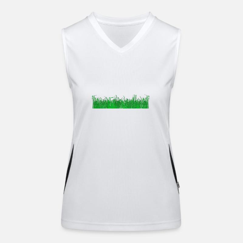 Gras Funktionelles Kontrast-Tank Top für Frauen