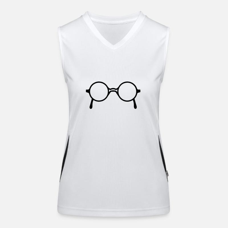 Brille Funktionelles Kontrast-Tank Top für Frauen