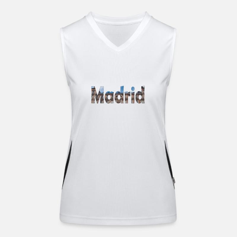 Madrid has many attractions Women's Functional Contrast Tank Top