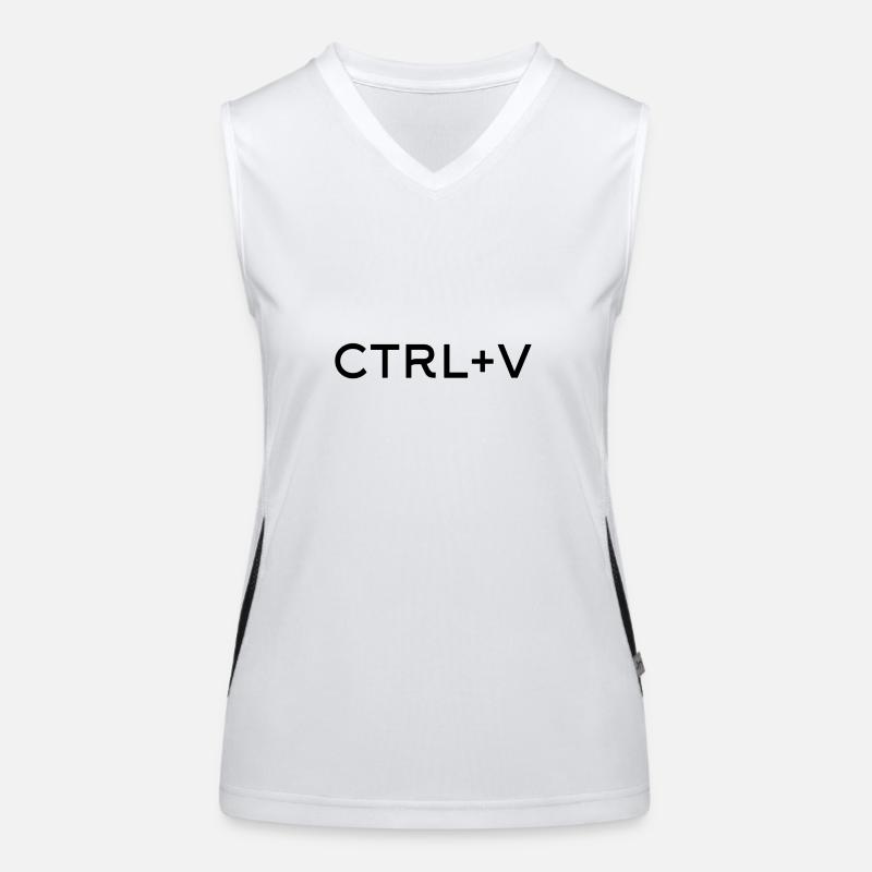 ctrl + v Débardeur respirant contrasté Femme