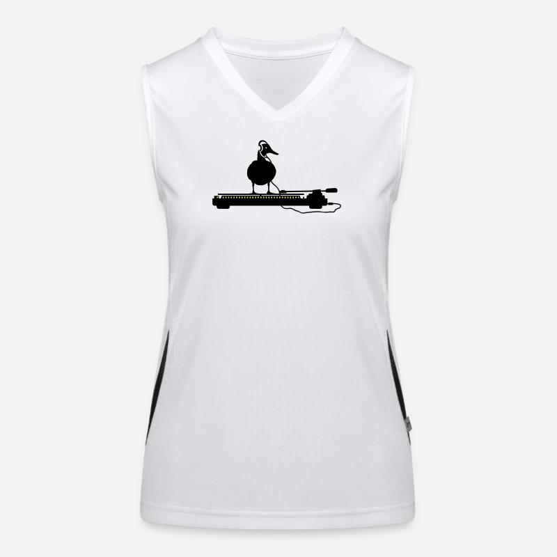 disco duck turntable Débardeur respirant contrasté Femme