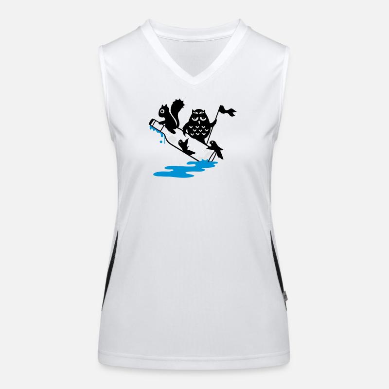 The Bottle Arc Women's Functional Contrast Tank Top