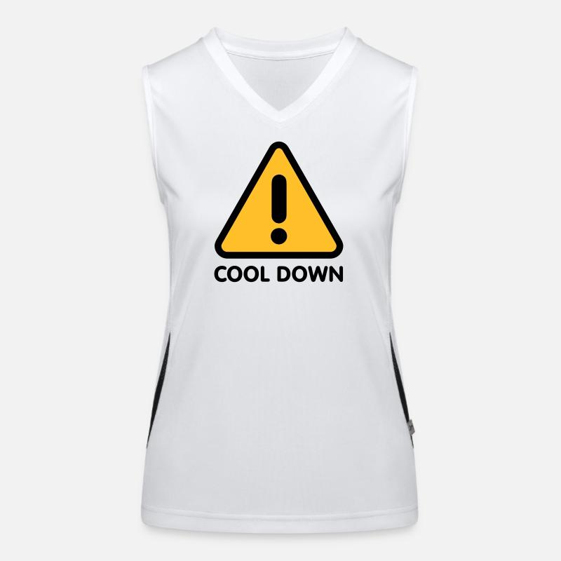 Cool down Funktionelles Kontrast-Tank Top für Frauen
