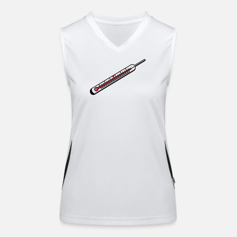 Ein Quecksilber Thermometer Funktionelles Kontrast-Tank Top für Frauen
