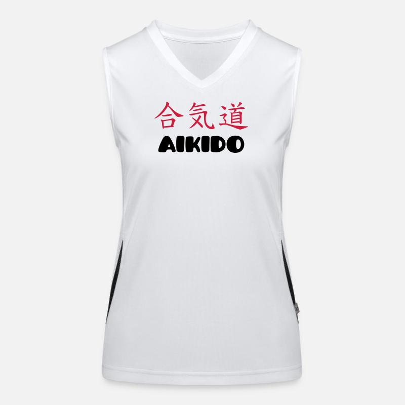 Aikido (V) Funktionelles Kontrast-Tank Top für Frauen