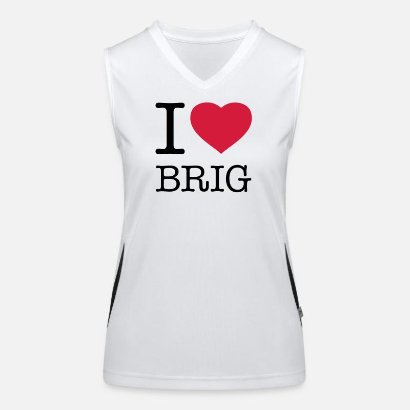 I LOVE BRIG Women's Functional Contrast Tank Top