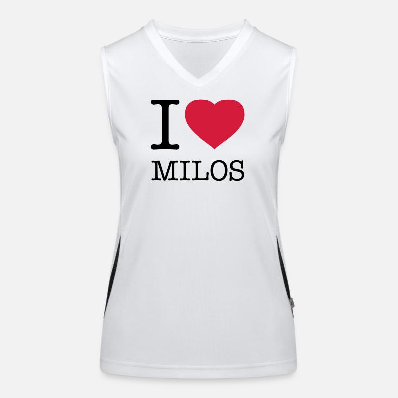 I LOVE MILOS Women's Functional Contrast Tank Top