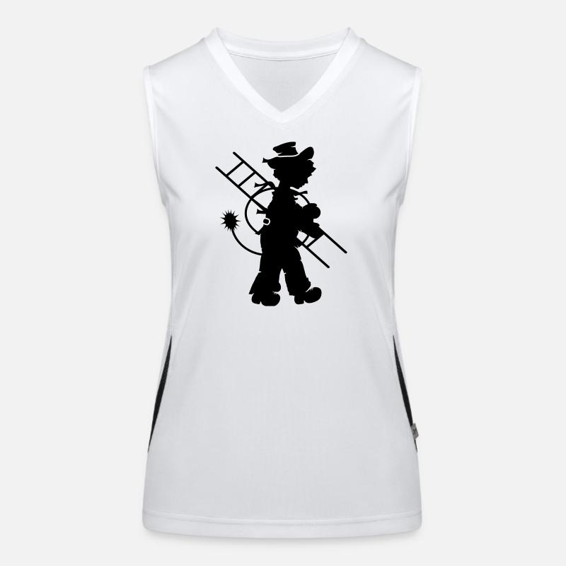 chimney sweep Women's Functional Contrast Tank Top