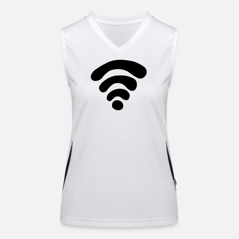 WiFi Funktionelles Kontrast-Tank Top für Frauen