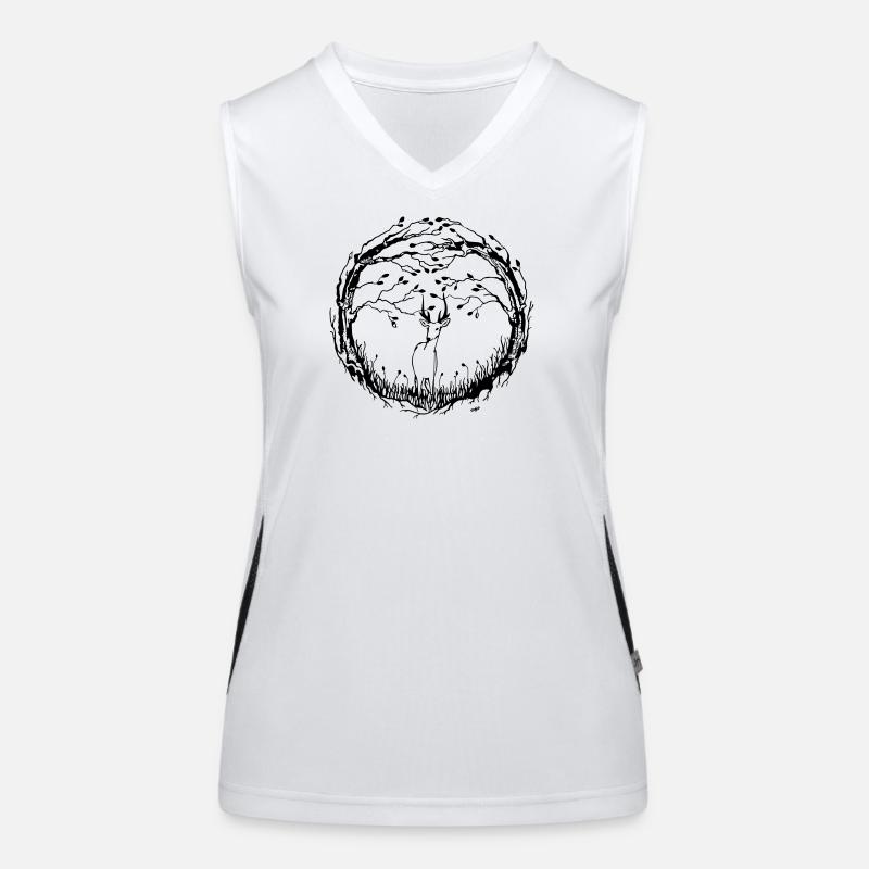 The forest Women's Functional Contrast Tank Top