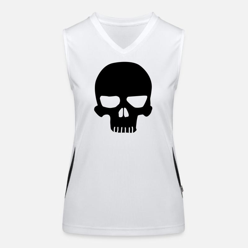 Schädel Original Funktionelles Kontrast-Tank Top für Frauen
