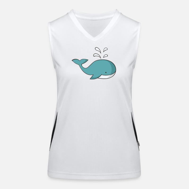 Wal Funktionelles Kontrast-Tank Top für Frauen
