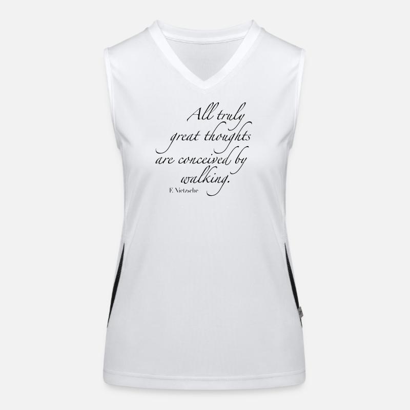 wandern Funktionelles Kontrast-Tank Top für Frauen
