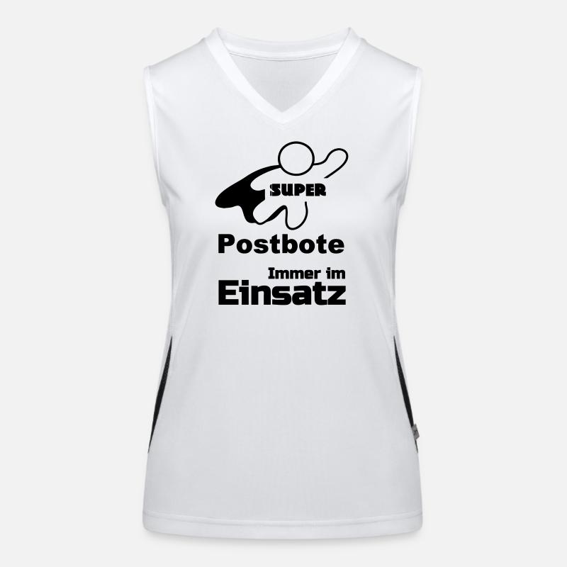 Super Postbote Geschenk Funktionelles Kontrast-Tank Top für Frauen