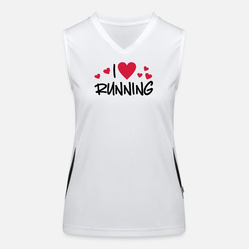 courir Débardeur respirant contrasté Femme
