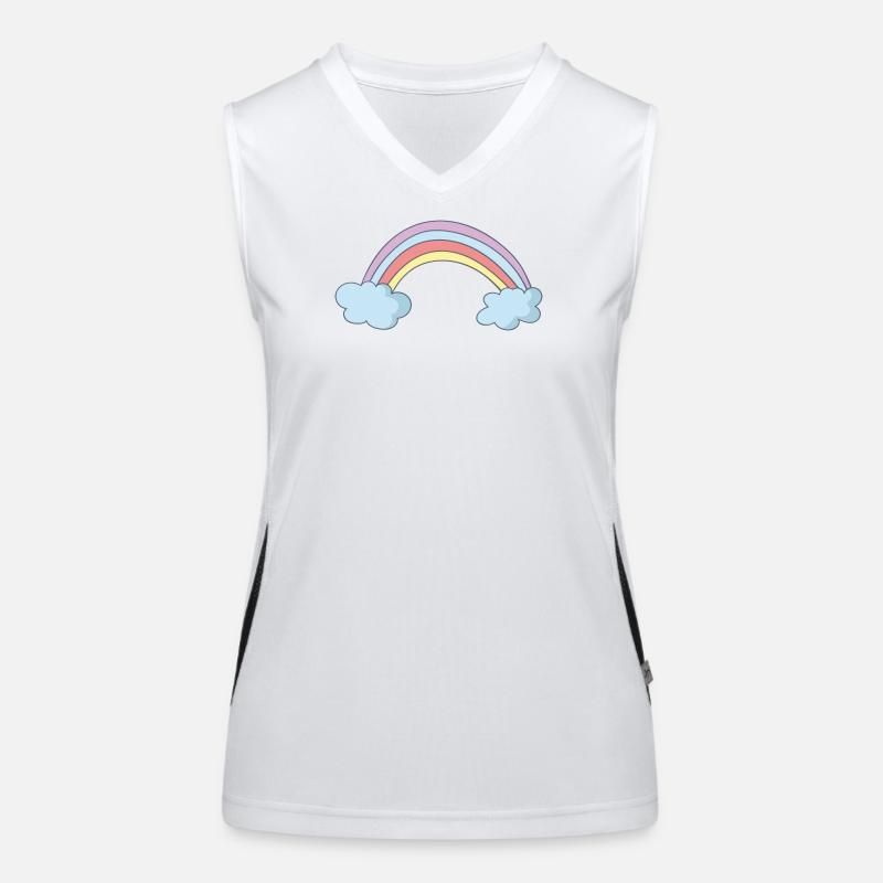 rainbow Women's Functional Contrast Tank Top