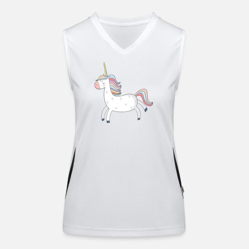 Licorne Débardeur respirant contrasté Femme